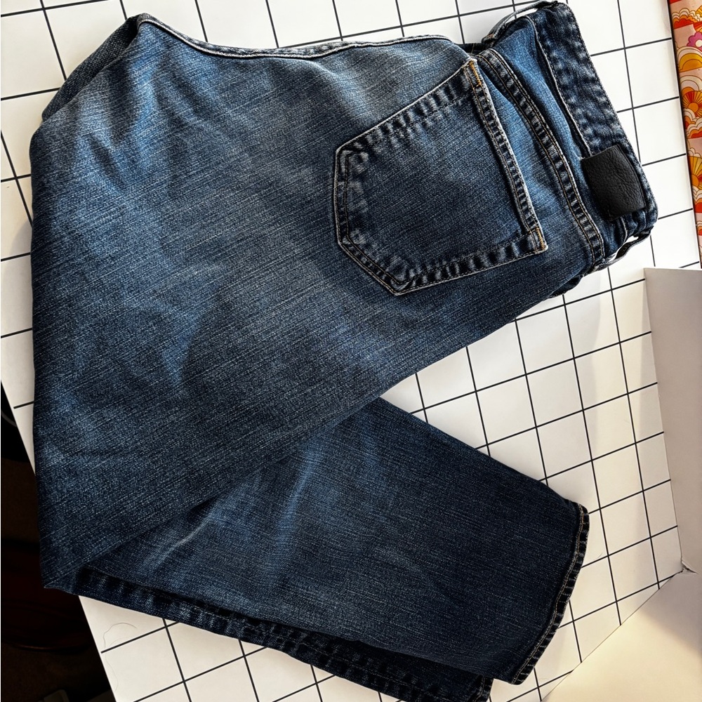 AG Adriano Goldschmied Boyfriend Jeans - Dark Blue